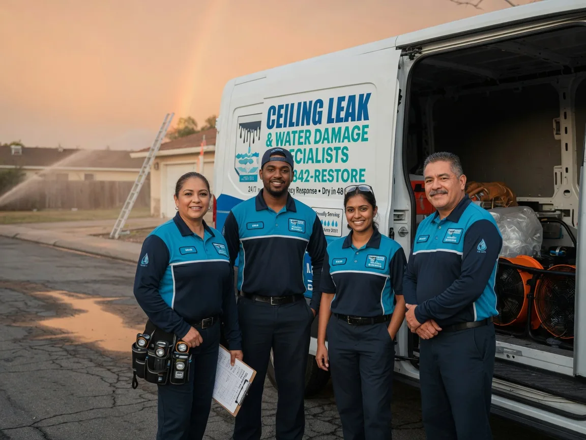 Ceiling Leak Cleanup company in Comfort, TX