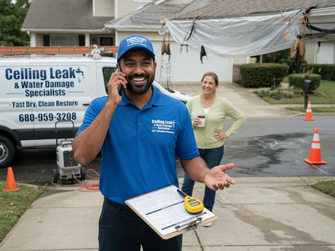 Ceiling Leak Cleanup Comfort, TX FAQs